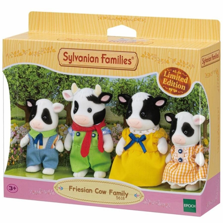 Animal & Pet Dolls | * Sylvanian Families Friesian Cow Family