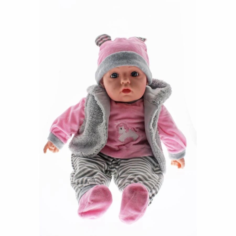 Baby Dolls | * Other Baby Doll Sophia Grey Pink Waistcoat