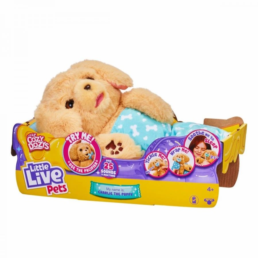 Animal & Pet Dolls | * Little Live Pets Cozy Dozys Puppy