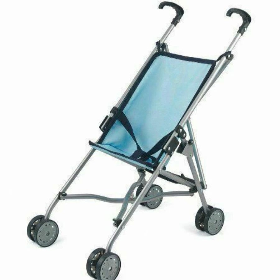 Doll Prams | * Dolls World Umbrella Dolls Stroller Blue