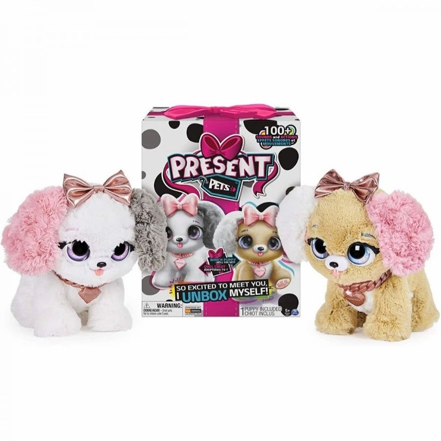 Animal & Pet Dolls | * Present Pets Rose Gold Fancy Pups