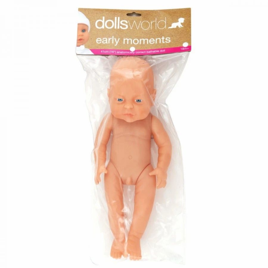 Baby Dolls | * Dolls World Anatomic Doll Boy 41Cm