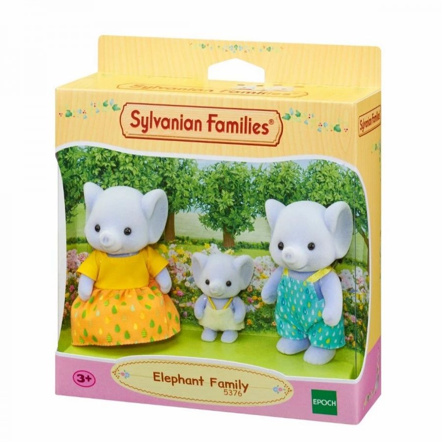 Animal & Pet Dolls | * Sylvanian Families Elephant Family 3 Figure Pack