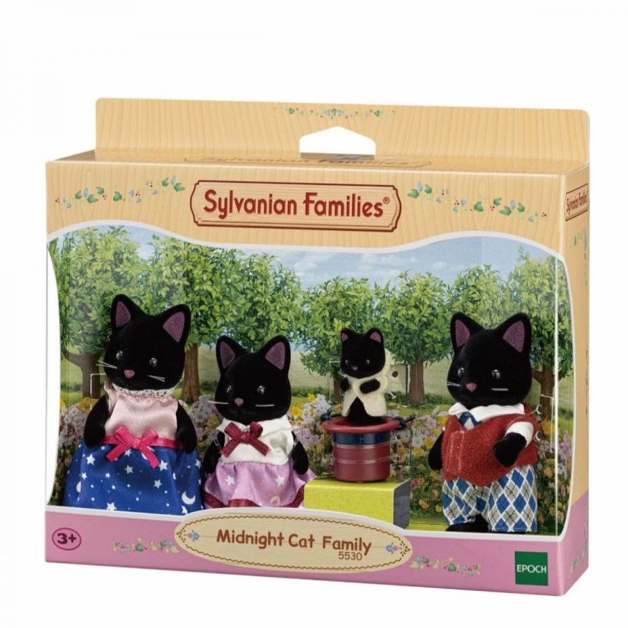 Animal & Pet Dolls | * Sylvanian Families Midnight Cat Family