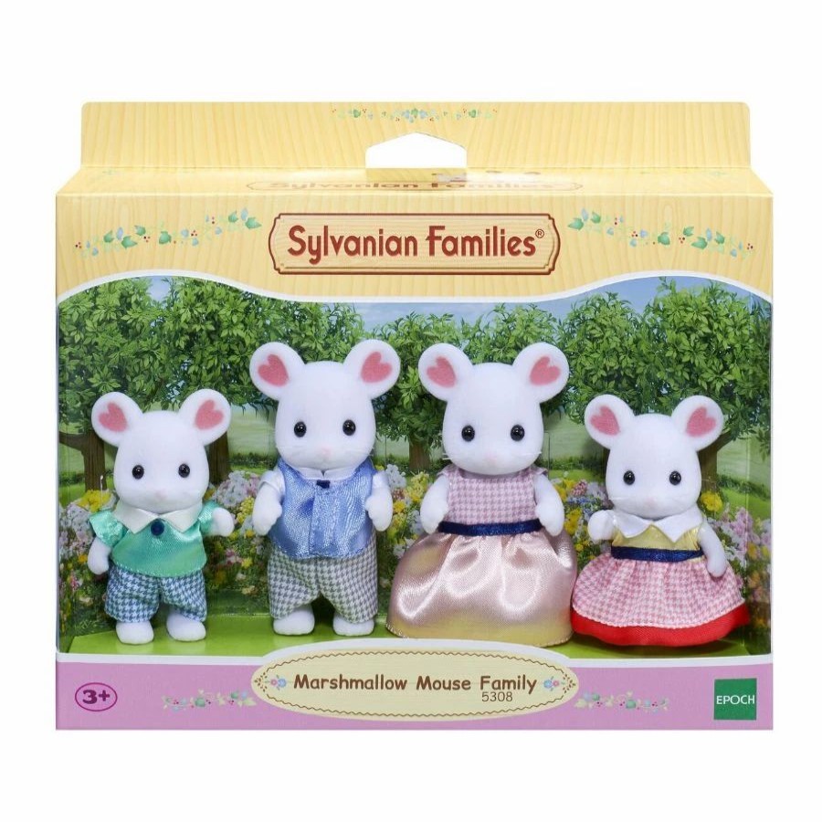 Animal & Pet Dolls | * Sylvanian Families Marshmallow Mouse Family