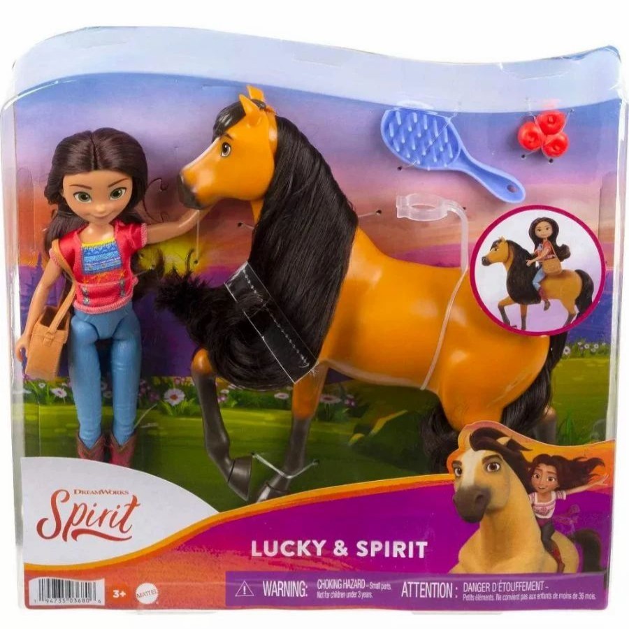 Animal & Pet Dolls | * Spirit Untamed Lucky & Spirit Doll & Horse