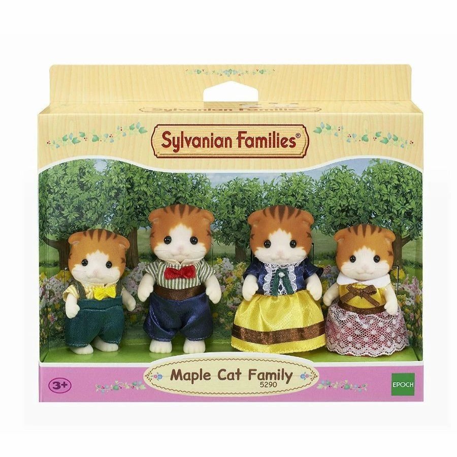 Animal & Pet Dolls | * Sylvanian Families Maple Cat Family