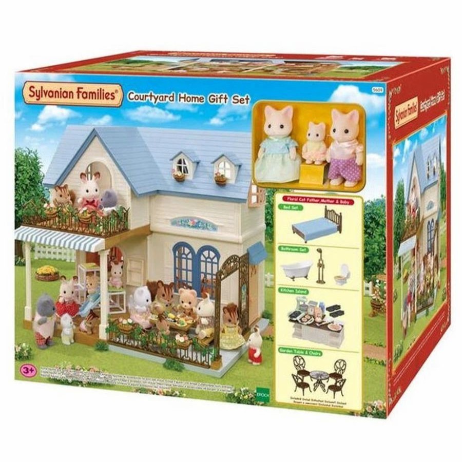 Animal & Pet Dolls | * Sylvanian Families Courtyard Home Gift Set