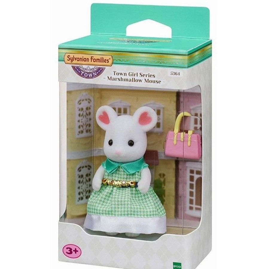 Animal & Pet Dolls | * Sylvanian Families Town Girl Series Marshmallow Mouse