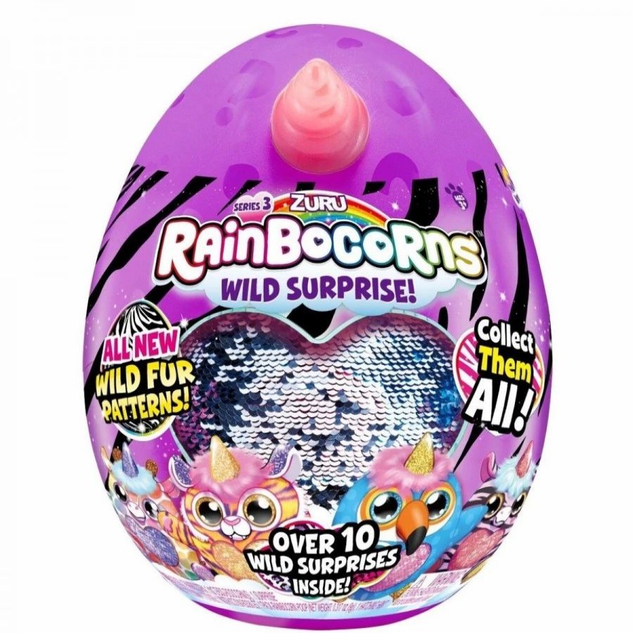 Animal & Pet Dolls | * Rainbocorns Sequin Surprise Wild Assorted