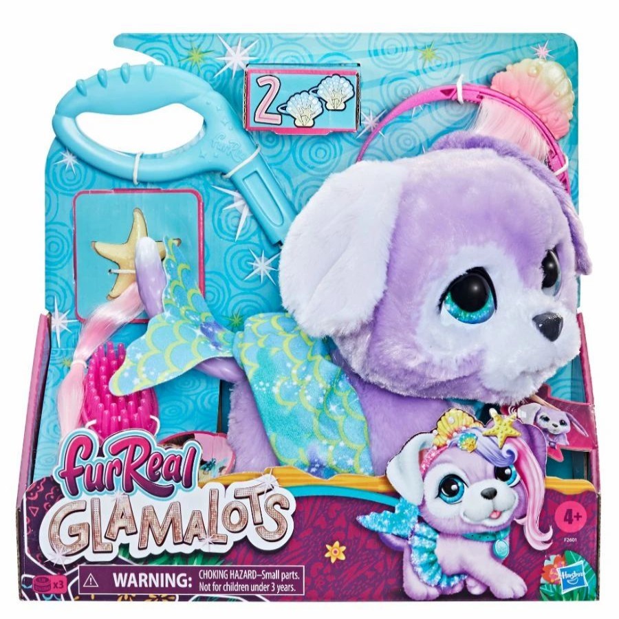 Animal & Pet Dolls | * Furreal Glamalots Puppy Mermaid