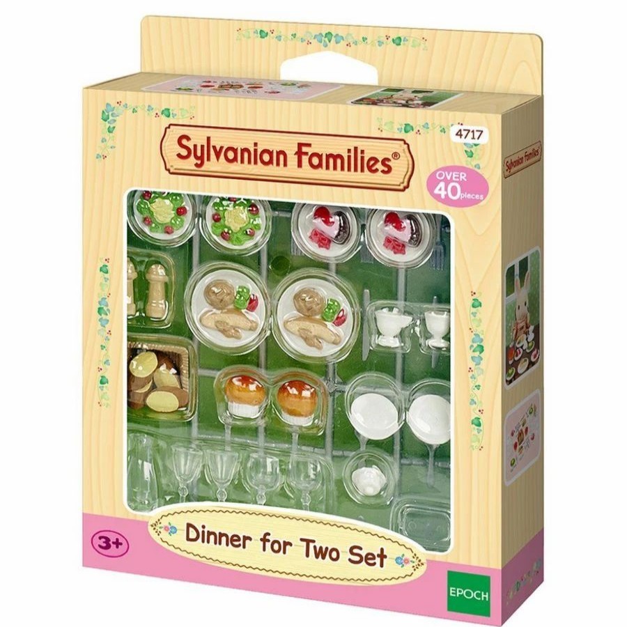 Animal & Pet Dolls | * Sylvanian Families Dinner For Two Set