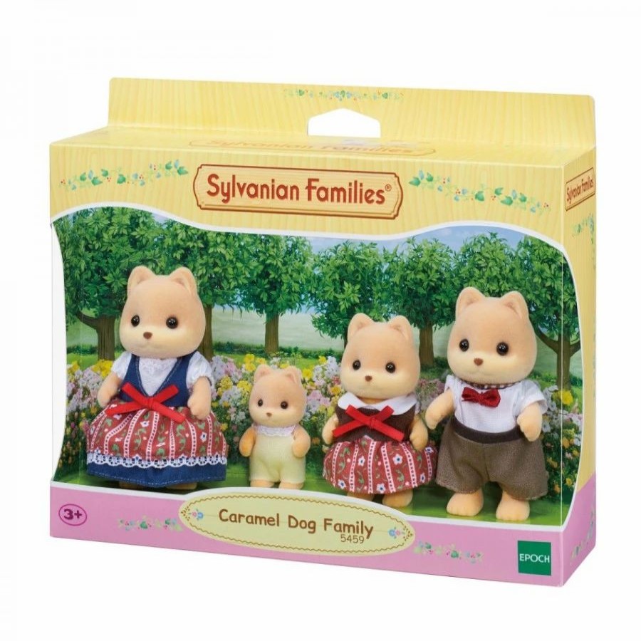 Animal & Pet Dolls | * Sylvanian Families Caramel Dog Family