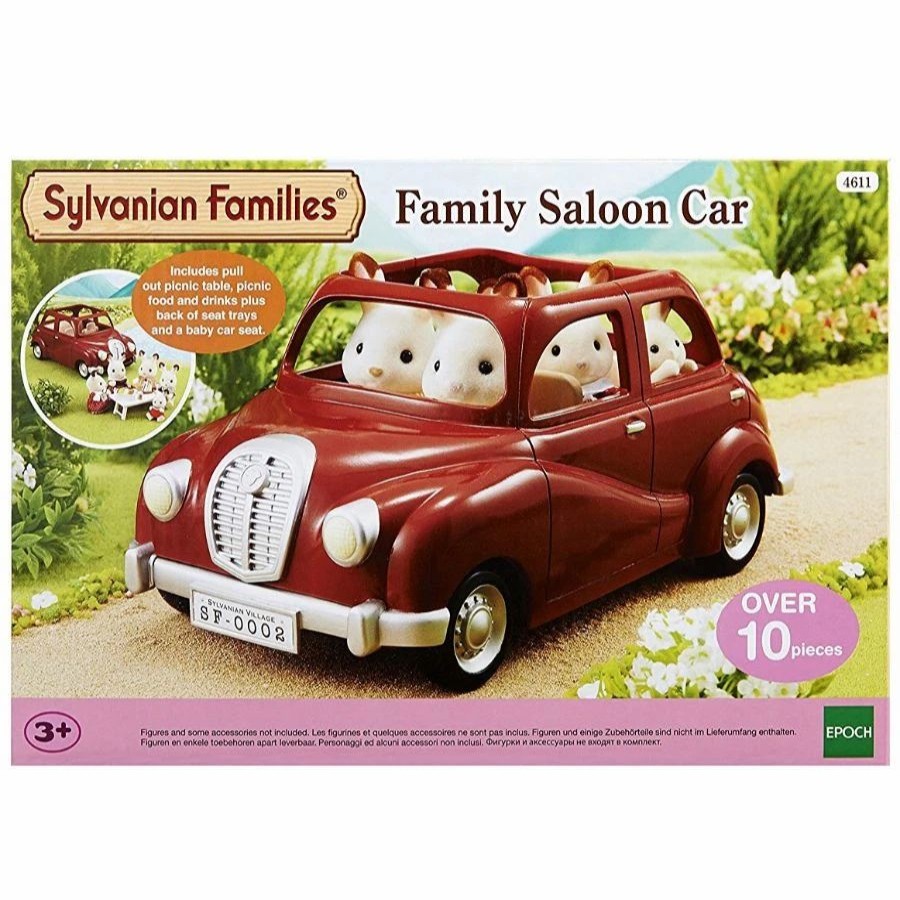 Animal & Pet Dolls | * Sylvanian Families Family Saloon Car Red