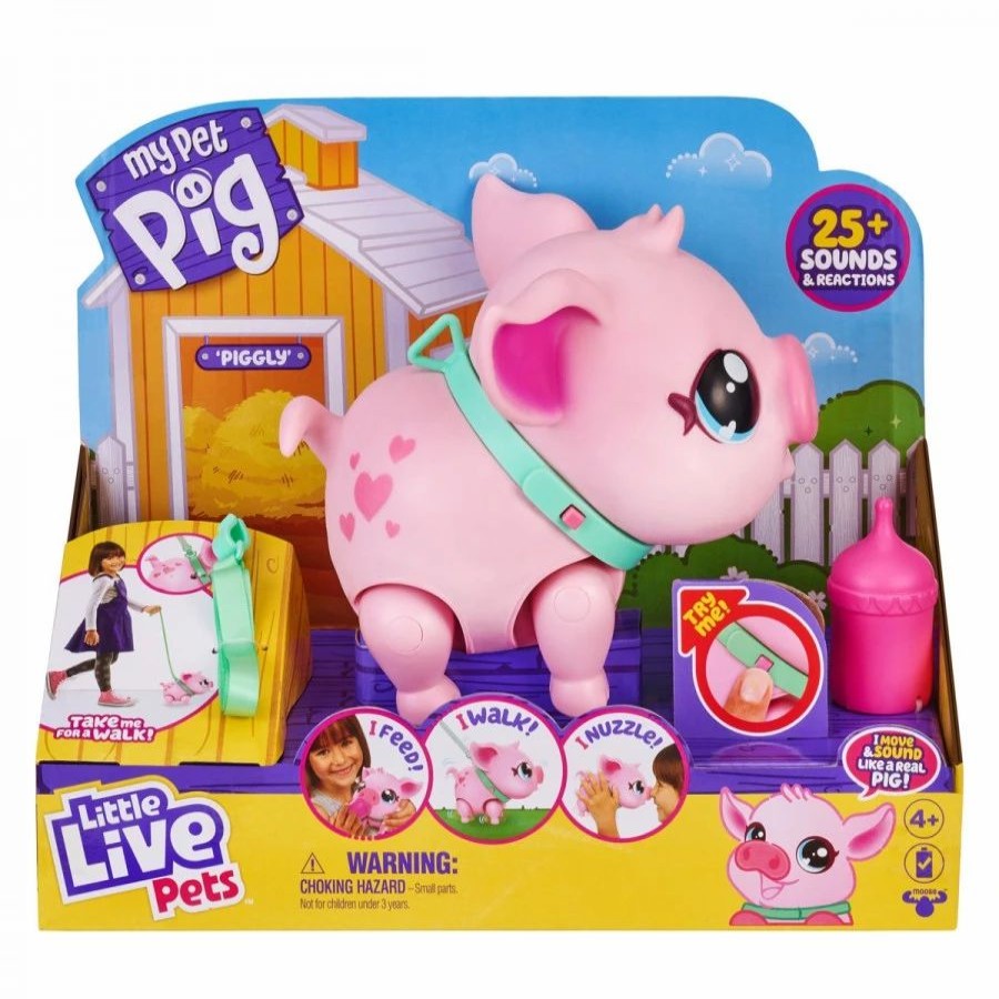 Animal & Pet Dolls | * Little Live Pets Lil Walking Pig Series 1 Single Pack