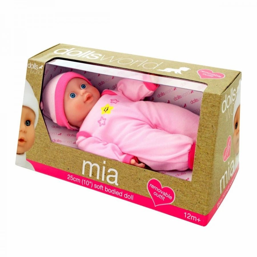 Baby Dolls | * Dolls World Soft Bodied Doll Mia 25Cm Assorted