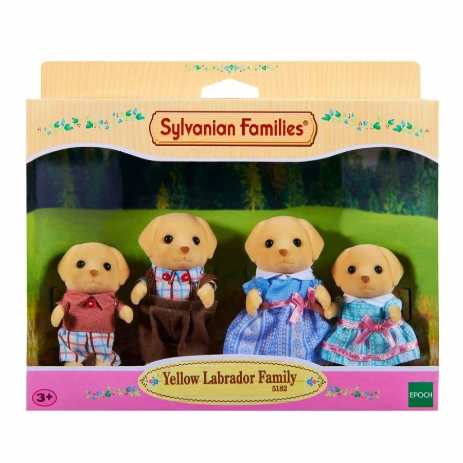 Animal & Pet Dolls | * Sylvanian Families Yellow Labrador Family