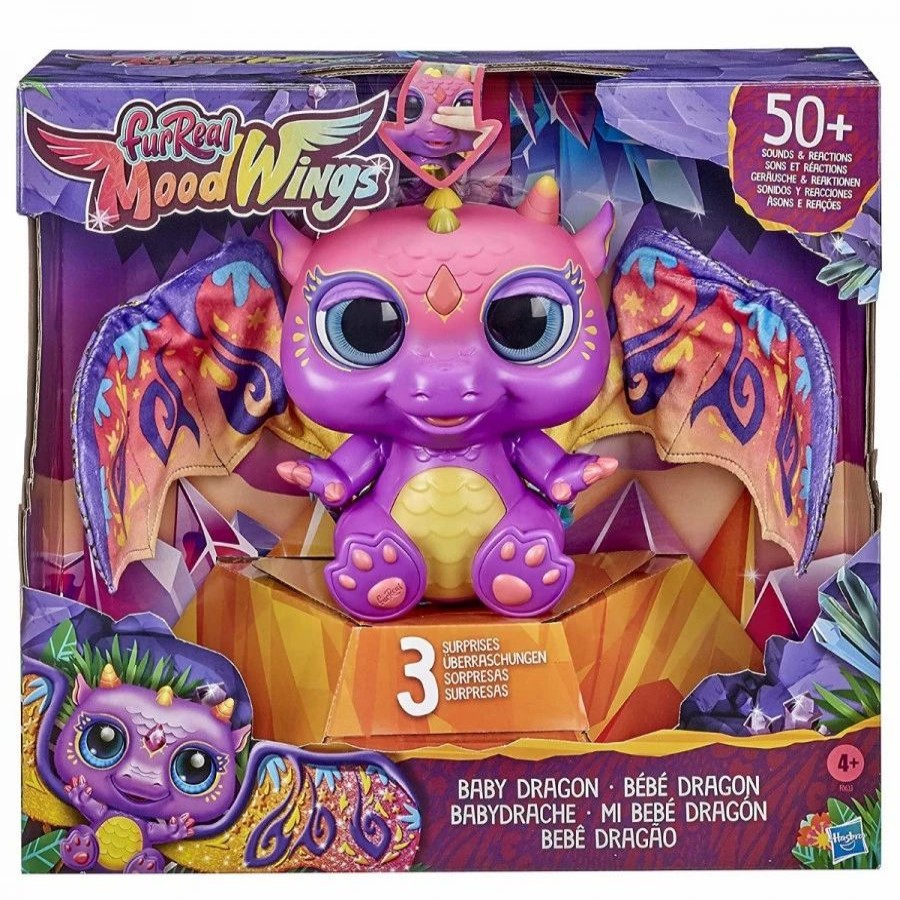 Animal & Pet Dolls | * Furreal Mood Wings Baby Dragon