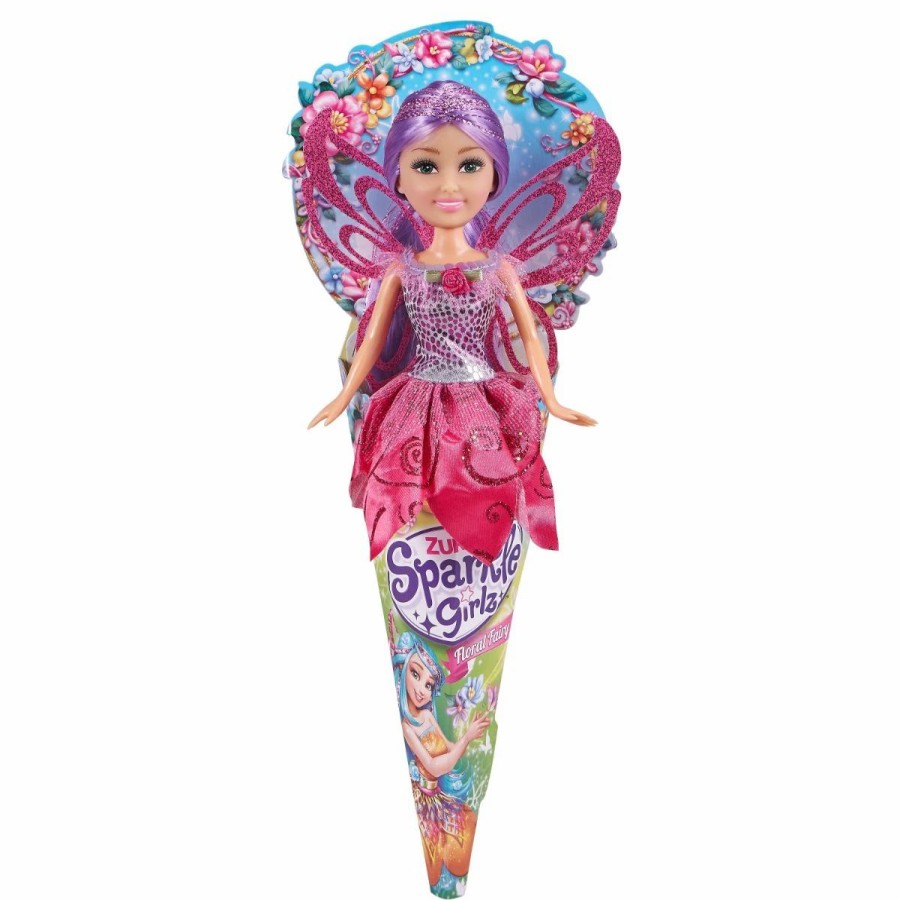 Dolls | * Sparkle Girlz Floral Fairy Cone Doll Assorted