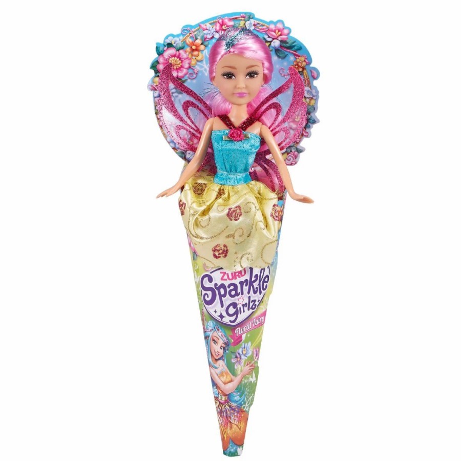 Dolls | * Sparkle Girlz Floral Fairy Cone Doll Assorted