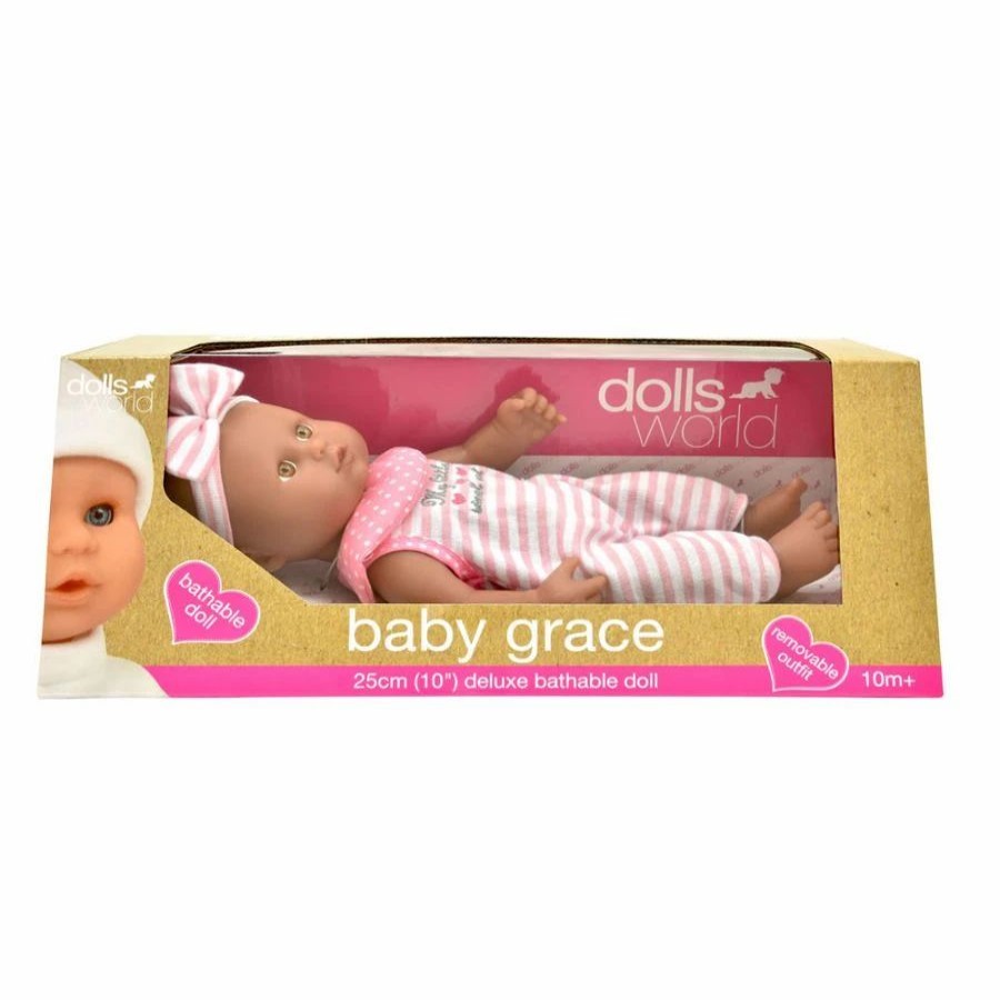 Baby Dolls | * Dolls World Bathable Doll Baby Grace 25Cm