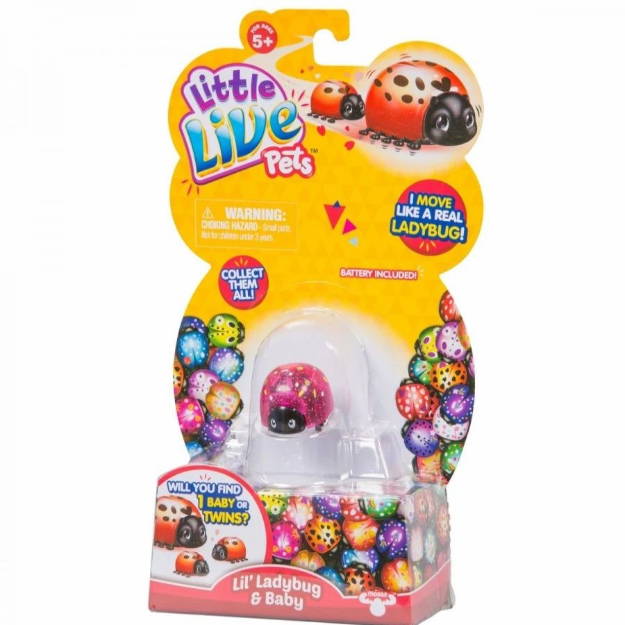 Animal & Pet Dolls | * Little Live Pets Lil Ladybug S1 Single Pack Assorted