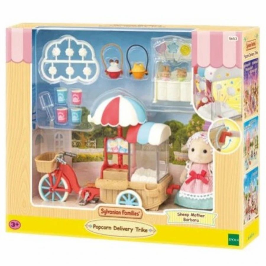 Animal & Pet Dolls | * Sylvanian Families Popcorn Delivery Trike