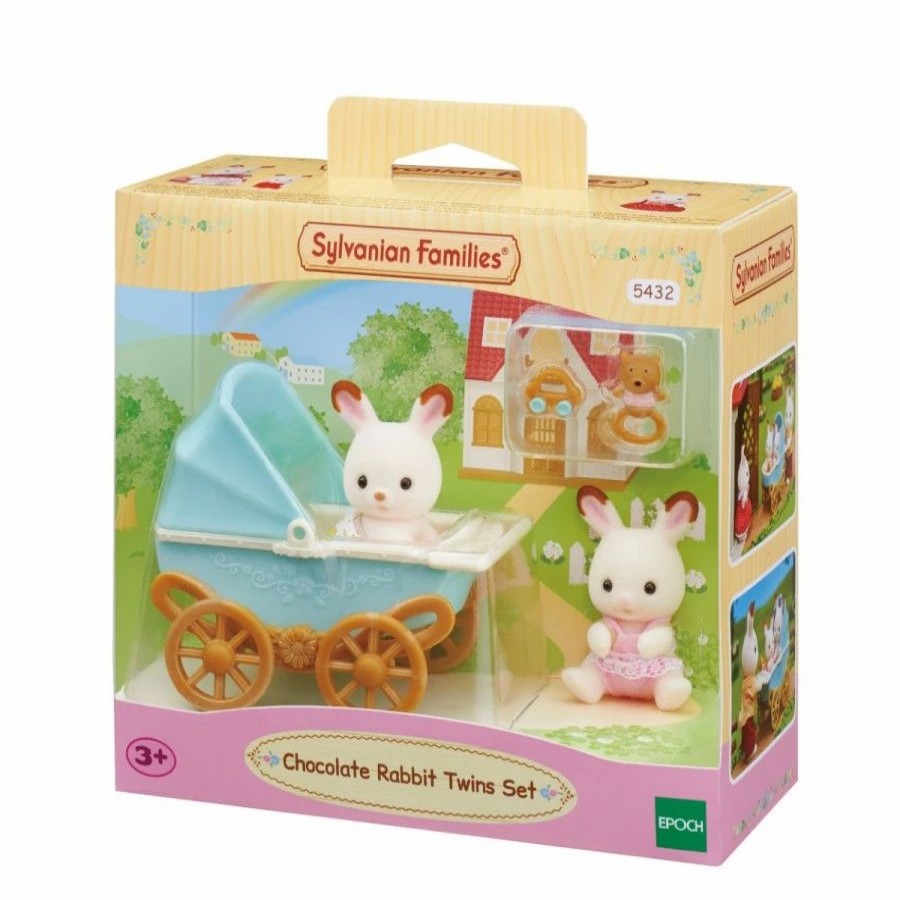 Animal & Pet Dolls | * Sylvanian Families Chocolate Rabbit Twins Set