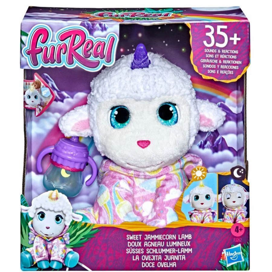 Animal & Pet Dolls | * Furreal Sweet Jammiecorn Lamb