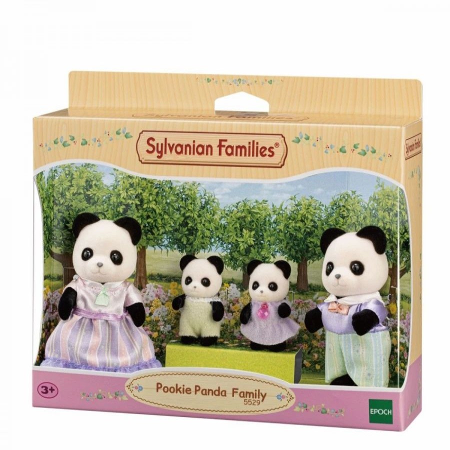 Animal & Pet Dolls | * Sylvanian Families Pookie Panda Family