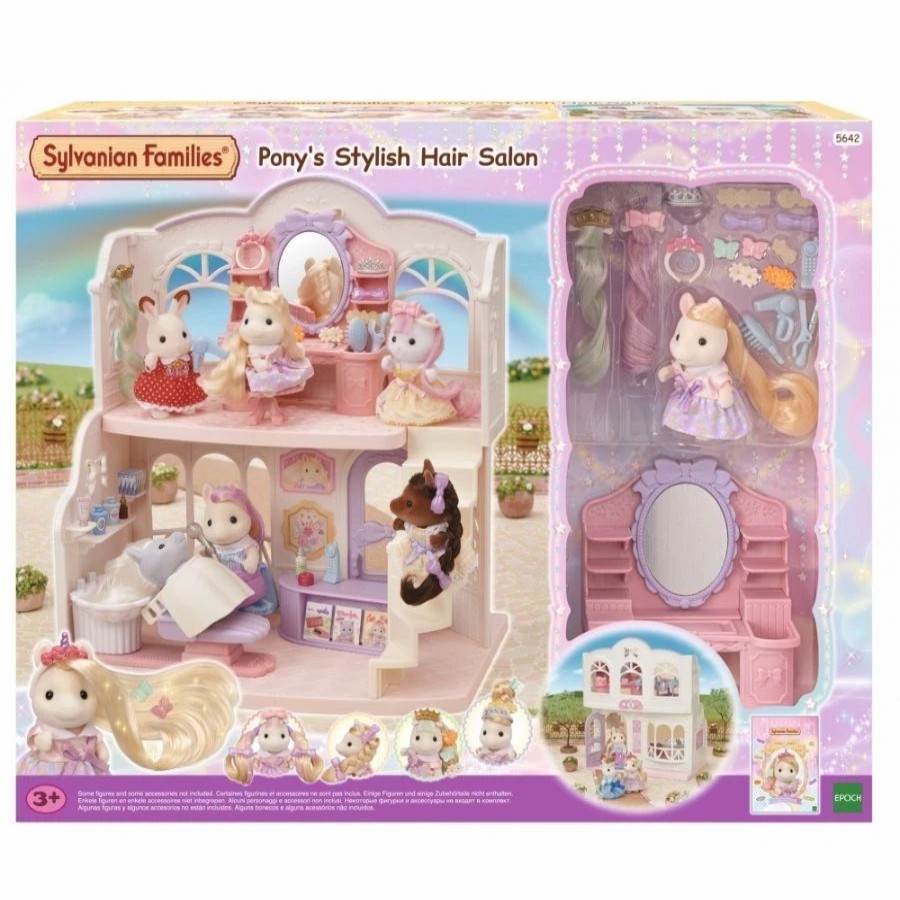 Animal & Pet Dolls | * Sylvanian Families Ponys Stylish Hair Salon