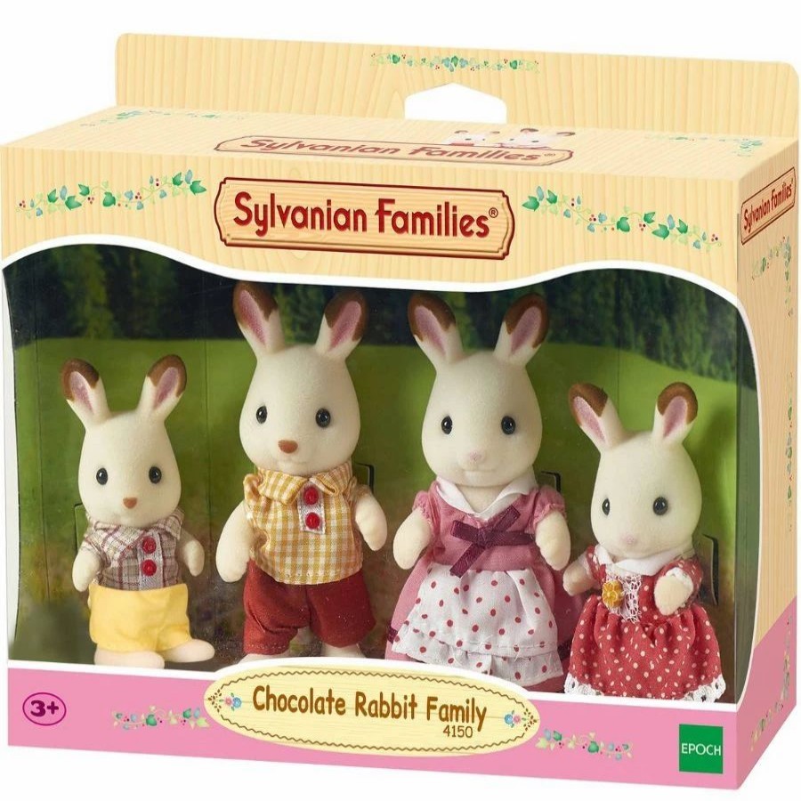 Animal & Pet Dolls | * Sylvanian Families Chocolate Rabbit Family