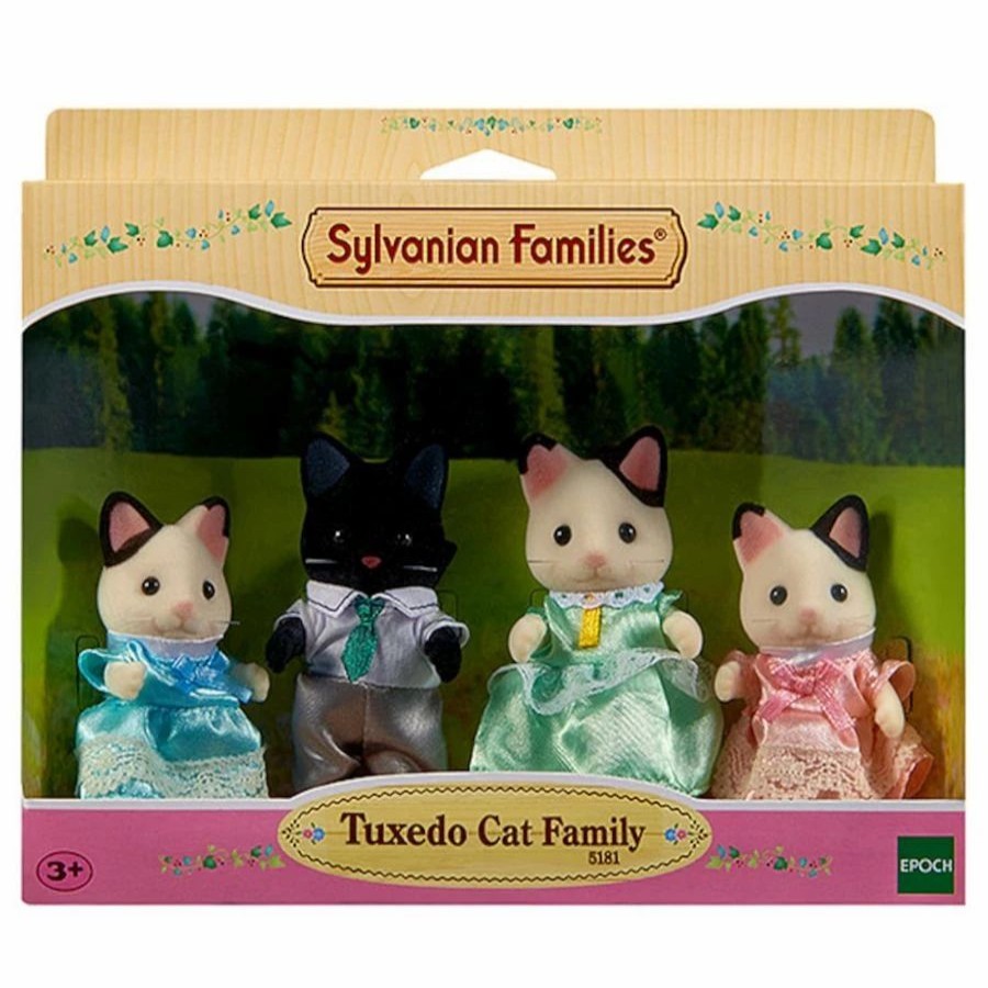 Animal & Pet Dolls | * Sylvanian Families Tuxedo Cat Family