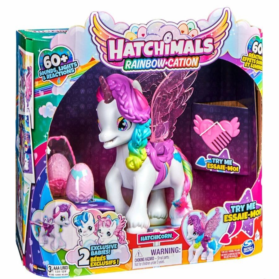 Animal & Pet Dolls | * Hatchimals Magic Wing Unicorn