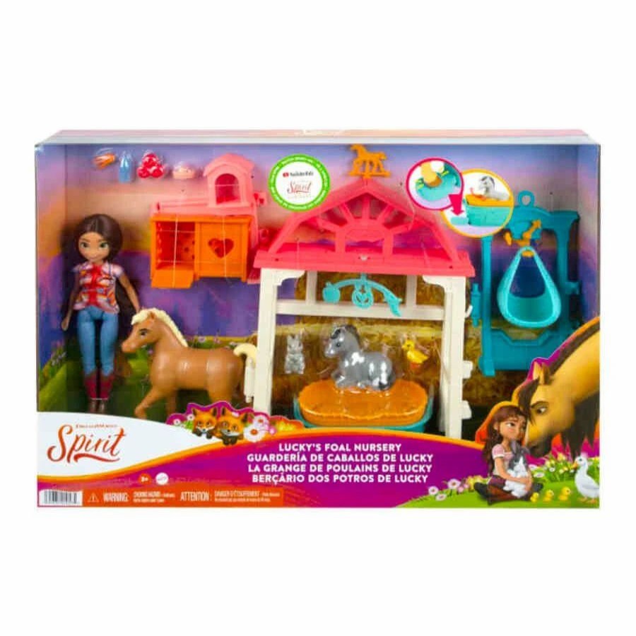 Animal & Pet Dolls | * Spirit Luckys Foal Nursery Playset