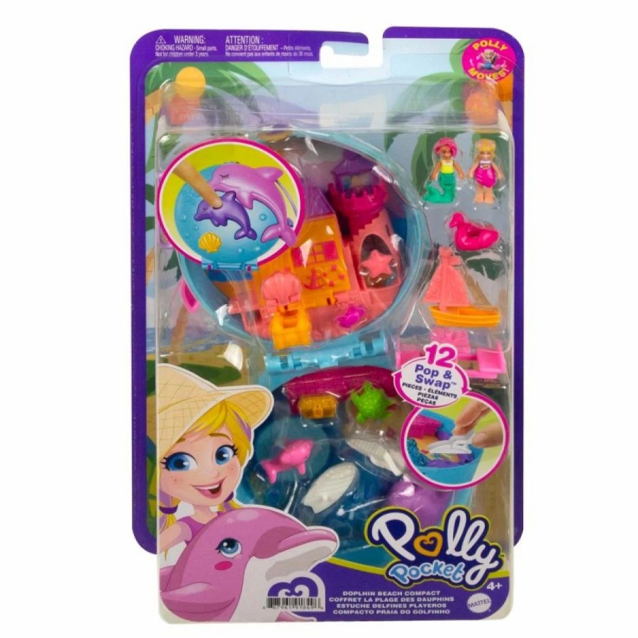 Dolls | * Polly Pocket Sparkle Stage Bow Compact