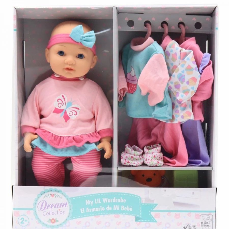 Baby Dolls | * Dream Collection 14 Inch Doll & Wardrobe Playset