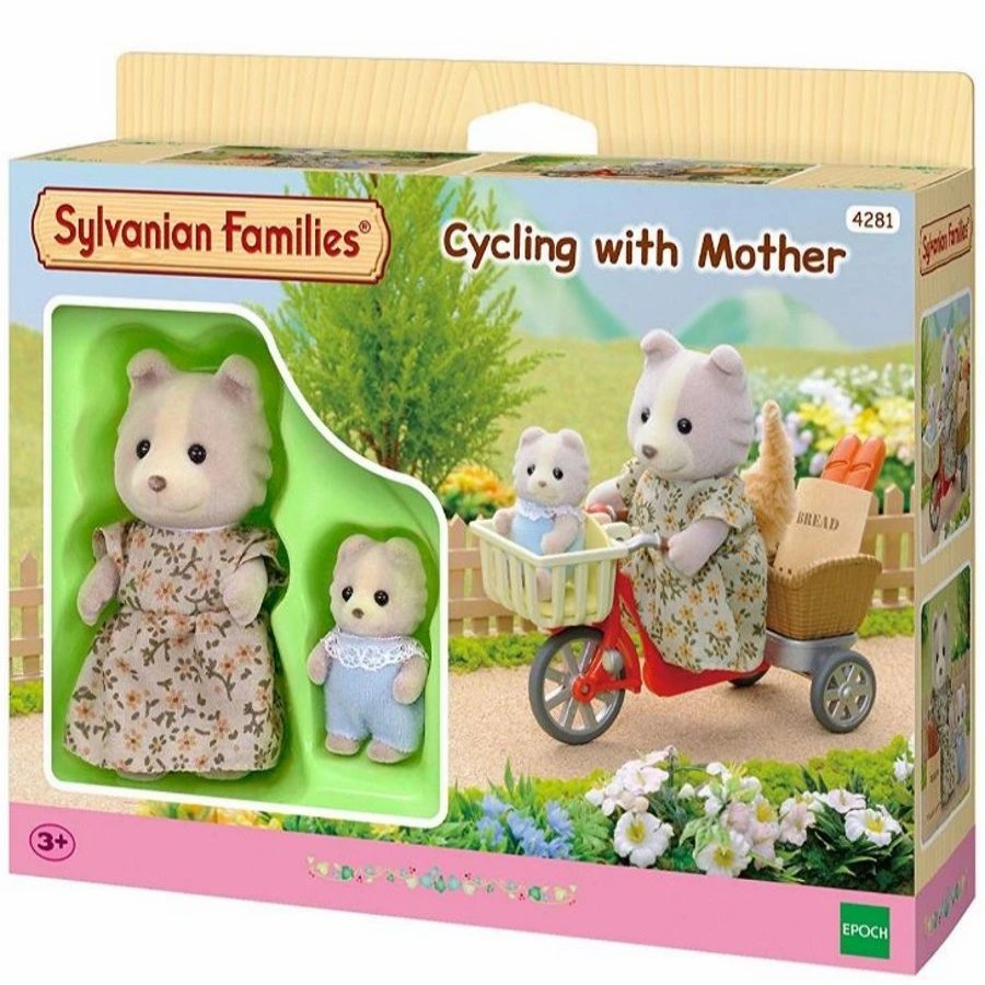 Animal & Pet Dolls | * Sylvanian Families Cycling With Mother