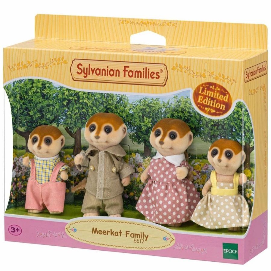 Animal & Pet Dolls | * Sylvanian Families Meerkat Family Deluxe Set