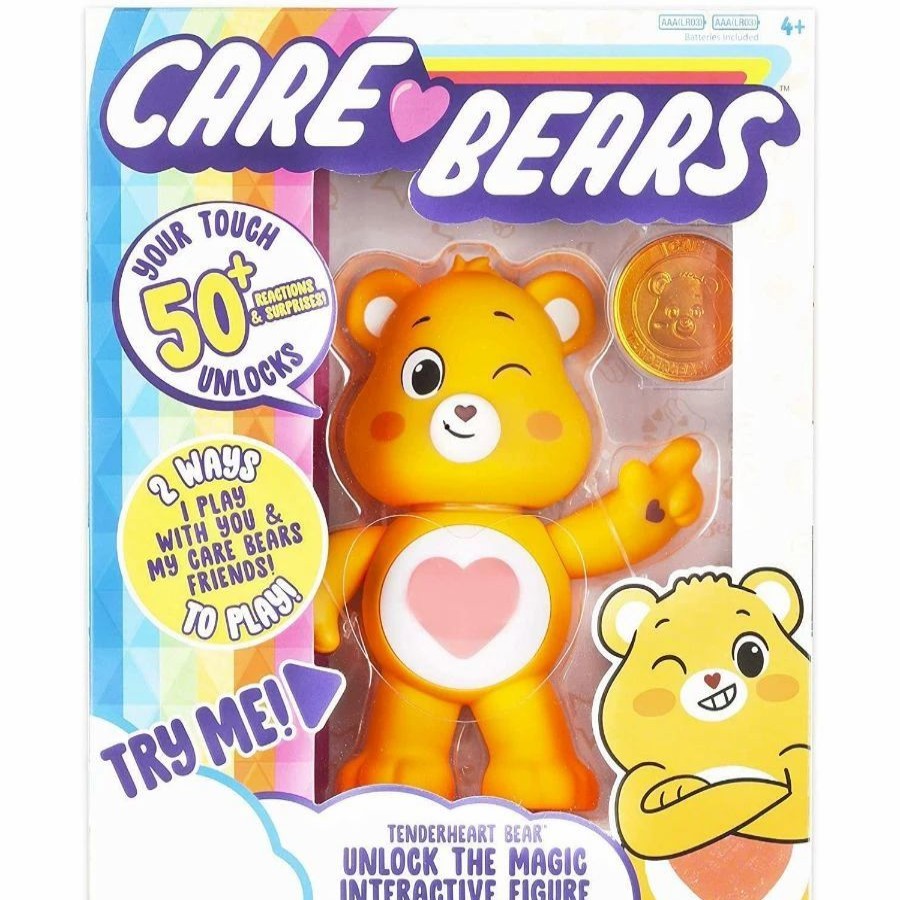 Animal & Pet Dolls | * Care Bears Care Bear Electronic Interactive Tenderheart Orange Bear