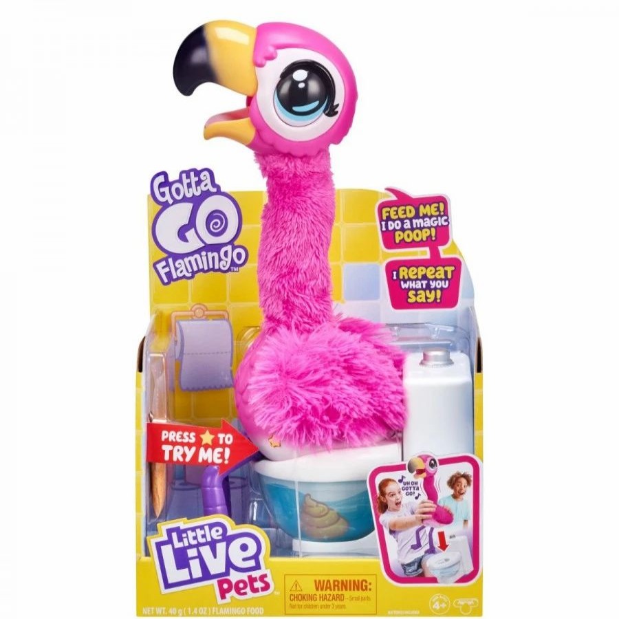 Animal & Pet Dolls | * Little Live Pets Gotta Go Flamingo Series 1 Single Pack