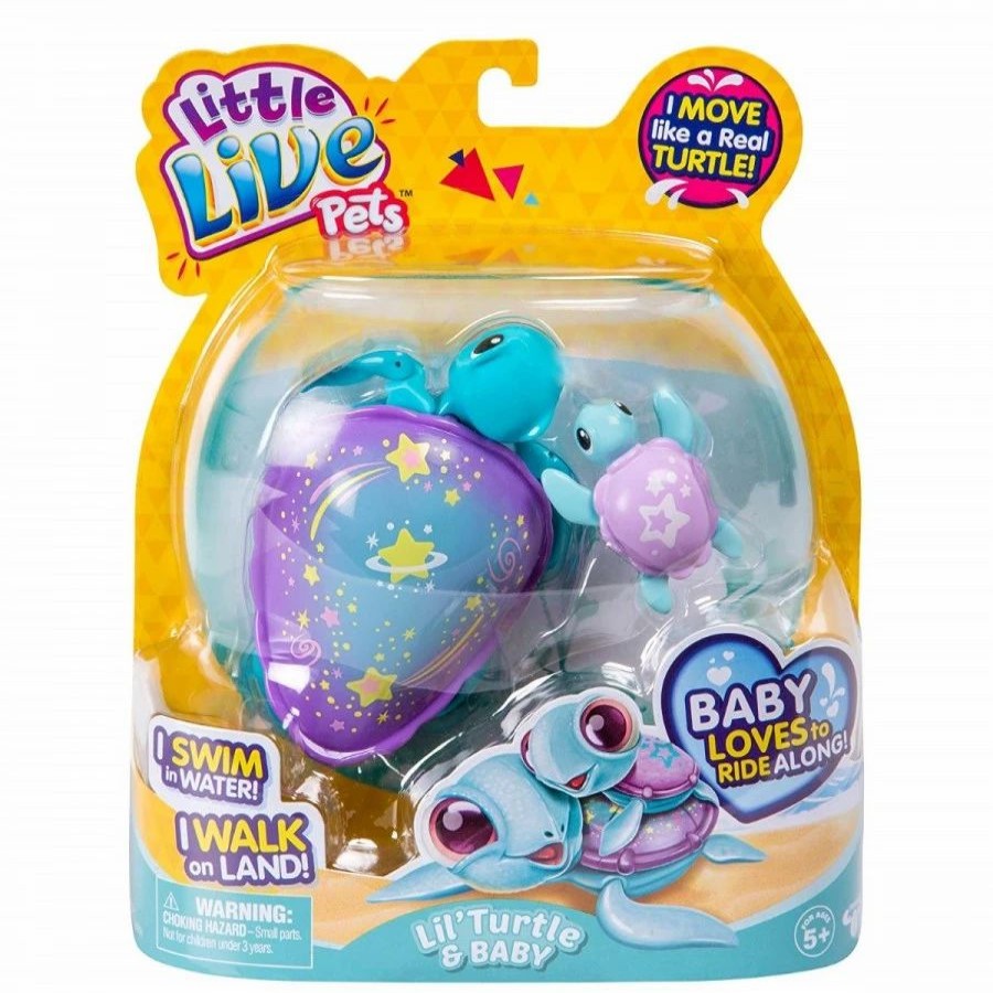 Animal & Pet Dolls | * Little Live Pets Turtle Single Pack S5 Assorted